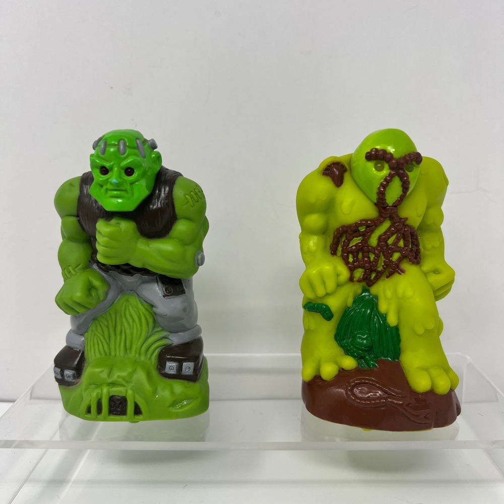 Monster In My Pocket Matchbox Super Scary Howlers Frankenstein Swamp Beast Vtg
